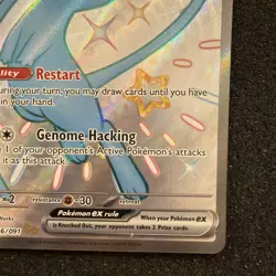 Mew EX 216/091 Paldean Fates Holo Shiny Full Art NM Pokemon TCG #LA2 - Image 4