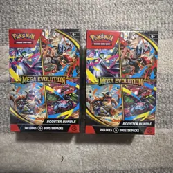 2x Pokemon Mega Evolution Booster Bundle New + Sealed - Image 1