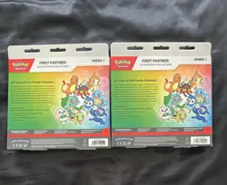 Pokemon TCG: First Partner Illustration Collection Series 1 Lot (2 Boxes) Sealed - Image 2