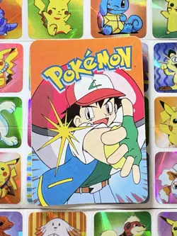 Pokemon Scyther Holo Prism Vintage Pocket Monsters Vending Sticker 00 Nintendo - Image 5