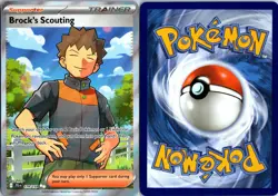 Brock's Scouting 179/159 Ultra Rare Journey Together Pokemon Near Mint - Image 3
