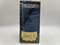SEALED Dragon Shield Black Matte 100 standard size card sleeves - Image 4
