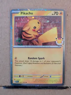 Pokemon Pikachu 2026 Pokemon Day Promo - Visible Swirl - NM/Excellent - Image 3