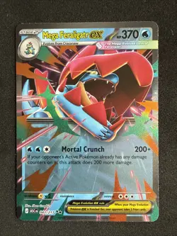 Mega Feraligatr Ex #43 Ascended Heroes Double Rare. Pokemon Tcg Pack Fresh NM - Image 1