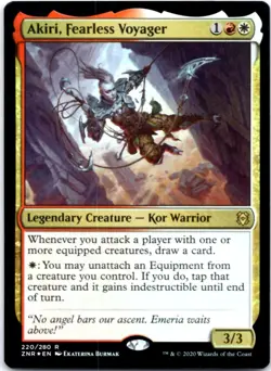 Akiri, Fearless Voyager - FOIL - Zendikar Rising - 220 LP - Image 1