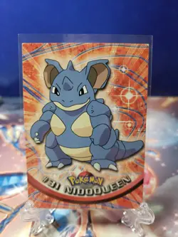1999 Topps Pokemon #31 Nidoqueen TV Animation Edition Blue Logo - Image 1