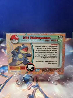1999 Topps Pokemon #31 Nidoqueen TV Animation Edition Blue Logo - Image 2