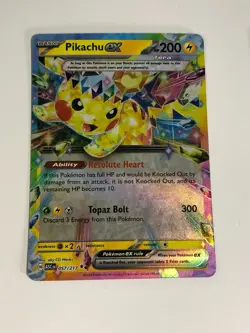 Pokemon TCG Ascended Heroes Pikachu EX 057/217 Near Mint - Image 1