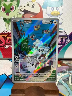 Chatot 181/162 Illustration Rare - Temporal Forces - Pokemon TCG - SHIPS FAST - Image 1