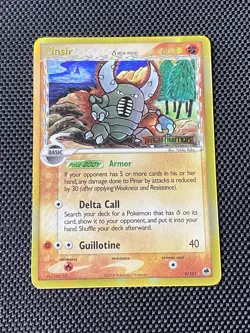 Pinsir (Delta Species) 9/101 - Dragon Frontiers Stamped Reverse Holo Pokemon LP - Image 1