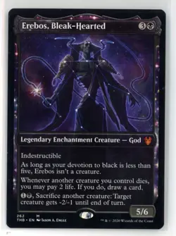 mtg THB Erebos, Bleak-Hearted #262 Showcase Non-Foil - Image 1