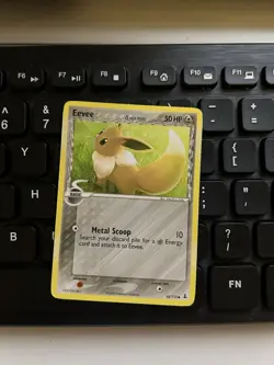 Pokemon TCG Eevee 68/113 Delta Species Regular Basic 50 HP Metal Scoop - Image 1