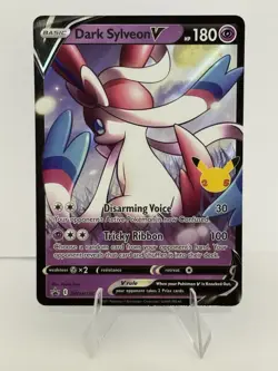 Dark Sylveon V Sword & Shield Celebrations Black Star Promo #SWSH134 - Image 1