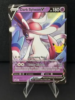 Dark Sylveon V Sword & Shield Celebrations Black Star Promo #SWSH134 - Image 3