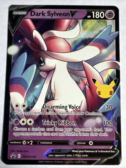 Pokemon Dark Sylveon V SWSH 134 Black Star Promo 🔥 - Image 1