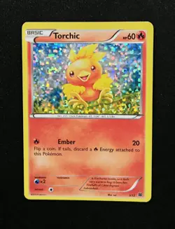 Torchic 3/12 McDonald’s Promo Confetti Holo 2015 Pokemon TCG LP - Image 1