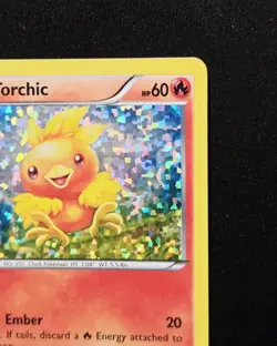 Torchic 3/12 McDonald’s Promo Confetti Holo 2015 Pokemon TCG LP - Image 4