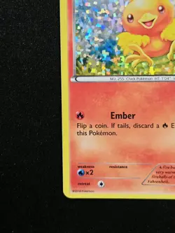Torchic 3/12 McDonald’s Promo Confetti Holo 2015 Pokemon TCG LP - Image 5