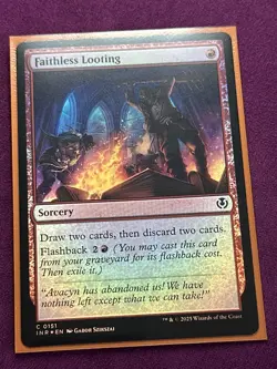 Faithless Looting (Foil) - INR- MTG Innistrad Remastered - Image 3