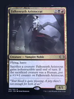 1x Falkenrath Aristocrat (195) Double Masters LP MTG Magic the Gathering x1 MKE - Image 1