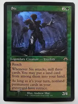 MTG - Modern Horizons 3 MH3 - Six 0430 Retro Frame Foil - Image 1