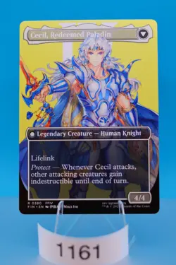 MTG Cecil, Dark Knight (Borderless) Final Fantasy Regular #380 - Image 2