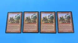 4x THREATEN / SORCERY ONSLAUGHT MAGIC THE GATHERING MTG NM / UNPLAYED - Image 1