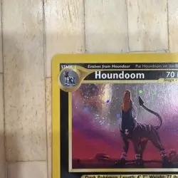 Pokemon Houndoom Neo Revelation 08/64 70 HP Holo Rare Unlimited English Swirl - Image 2