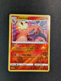 [NM] 🌿 Pokemon TCG Charizard Holo Rare Reverse Holo Dragon Majesty 3/70 - Image 1