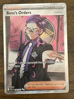Boss's Orders 256/217 Full Art Pokemon Ascended Heroes NM - Image 1