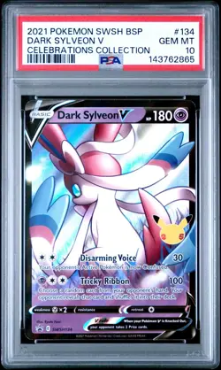 Pokemon Sword & Shield Promo Dark Sylveon V SWSH134 PSA 10 - Image 1