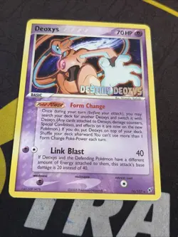 Pokemon TCG Deoxys (Normal) EX Deoxys 16/107 Holo Holo Rare - Image 1