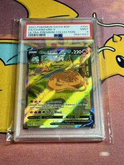 2022 Pokemon Charizard V 260 Ultra Premium Collection Promo SWSH260 PSA 9 GRADED - Image 1