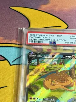 2022 Pokemon Charizard V 260 Ultra Premium Collection Promo SWSH260 PSA 9 GRADED - Image 4