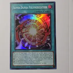 Blazing Dominion Yugioh #BLZD-EN069 Super Duper Polymerization - Image 1