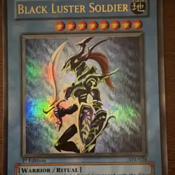 Konami Black Luster Soldier SYE-024 Ultra Rare Foil 1st Ed EN - Image 2