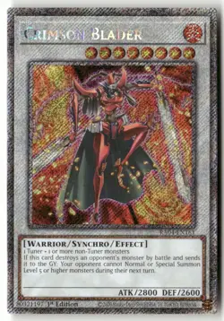 #RA04-EN161 - Crimson Blader (Platinum Secret Rare) - WB1PSR - Image 1