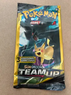 Pokemon Team Up Booster Pack (3 Card Mini Pack) - Item is for 1 pack - Image 1