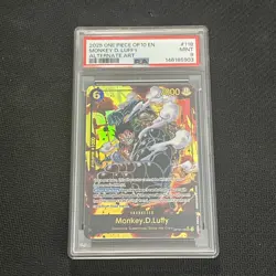 2025 ONE PIECE OP10 - ROYAL BLOOD ALTERNATE ART #118 MONKEY D. LUFFY PSA9 - Image 1