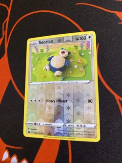 Snorlax 109/159 Reverse Holo Crown Zenith Pokemon Card TCG - Image 2