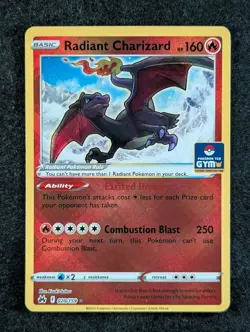 2023 Pokemon RADIANT CHARIZARD #020/159 Crown Zenith - Gym SE Asia Exclusive (D) - Image 1