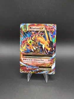 Pokemon Evolutions Holo Foil Card Mega M Charizard EX 13/108 XY 2016 + LP - Image 1