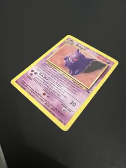 Gengar 20/62 Fossil Unlimited 1999 Pokemon Card Rare NM - Image 3