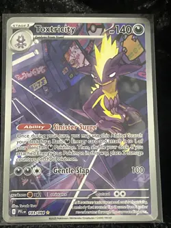 Toxtricity 103/094 Full Art NM/M Phantasmal Flames Pokemon Card - Image 1