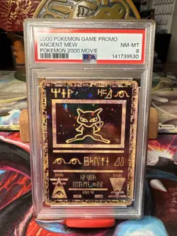 Pokemon TCG Ancient Mew Promo Card Pokemon the Movie 2000 PSA 8 - Image 1