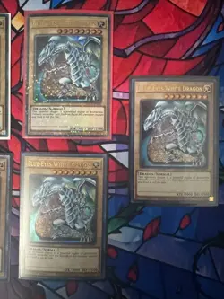 Lot of 11 Blue-Eyes White Dragon Cards Yugioh NM-M - Image 2