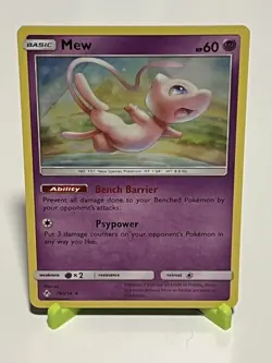 Pokemon Mew 76/214 Unbroken Bonds Holo Rare NM Condition - Image 1