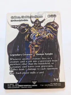 Golbez, Clad in Darkness - Borderless - Final Fantasy - FCA U 0010 - Image 1