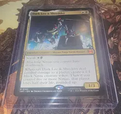 Dark Leo & Shredder Teenage Mutant Ninja Turtles Regular Magic the Gathering MTG - Image 1