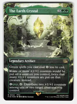 THE EARTH CRYSTAL (BORDERLESS) 342 FOIL - Magic: The Gathering - SATSUKI NM/M - Image 1